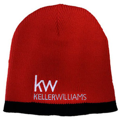 Keller Williams Knit Beanie-8132 - Red