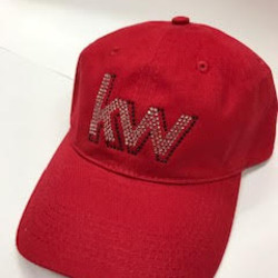 Red KW Bling Hat-CP77